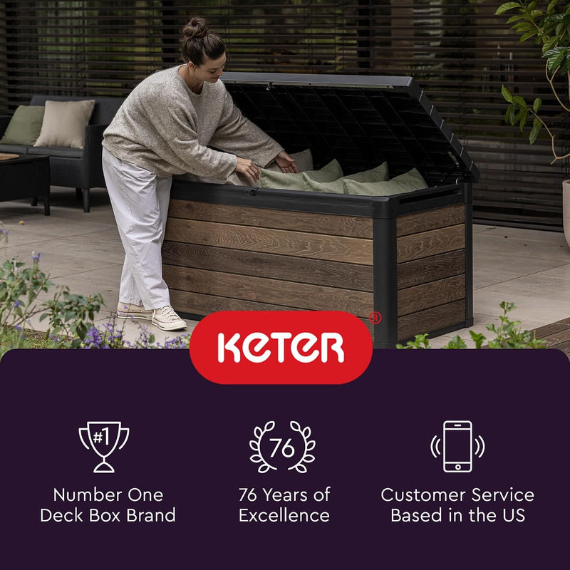 Kentwood 50 Gallon Resin Deck Box-Organisation and Storage