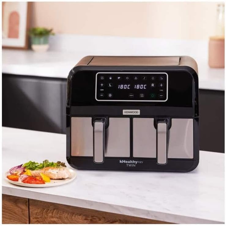 Kenwood Khealthy Twin .000mb Double Air Fryer Oven