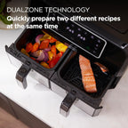 Kenwood Khealthy Twin .000mb Double Air Fryer Oven