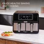 Kenwood Khealthy Twin .000mb Double Air Fryer Oven