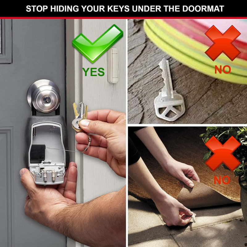 Key Safe Wall Mounted Police Approved + Retractable