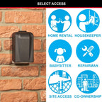 Key Safe Wall Mounted Police Approved + Retractable