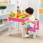 Kids 5-In-1 Multi-Activity Table and Chair Set