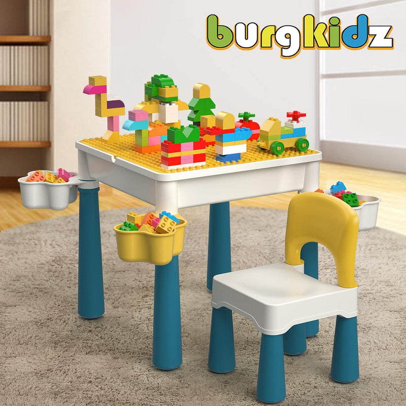 Kids 5-In-1 Multi-Activity Table and Chair Set