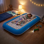 Kids Airbed Single Size Flocked Air Mattress