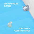 Kids Airbed Single Size Flocked Air Mattress