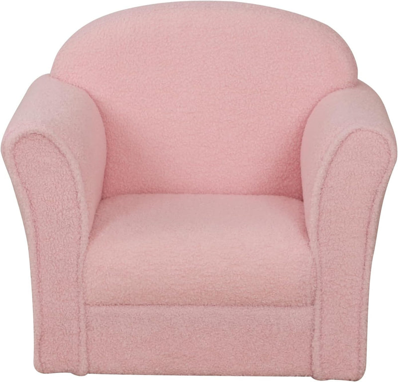 Kids Armchair Single Toddler Sofa with Sturdy Wood
