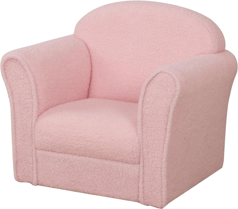 Kids Armchair Single Toddler Sofa with Sturdy Wood