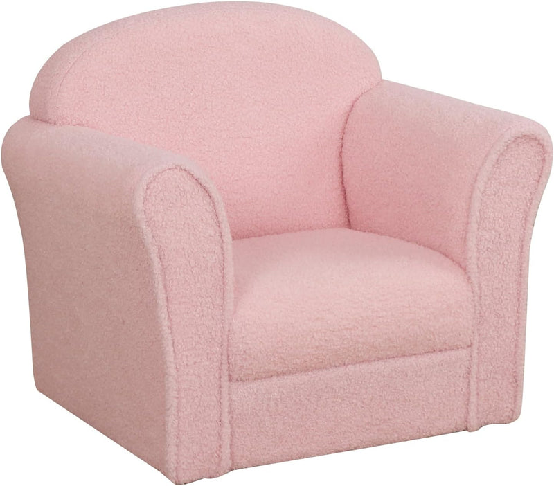 Kids Armchair Single Toddler Sofa with Sturdy Wood