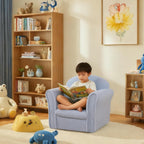 Kids Armchair Single Toddler Sofa with Sturdy Wood