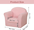Kids Armchair Single Toddler Sofa with Sturdy Wood