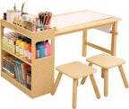 Kids Art Table and 2 Chairs Set