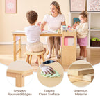 Kids Art Table and 2 Chairs Set
