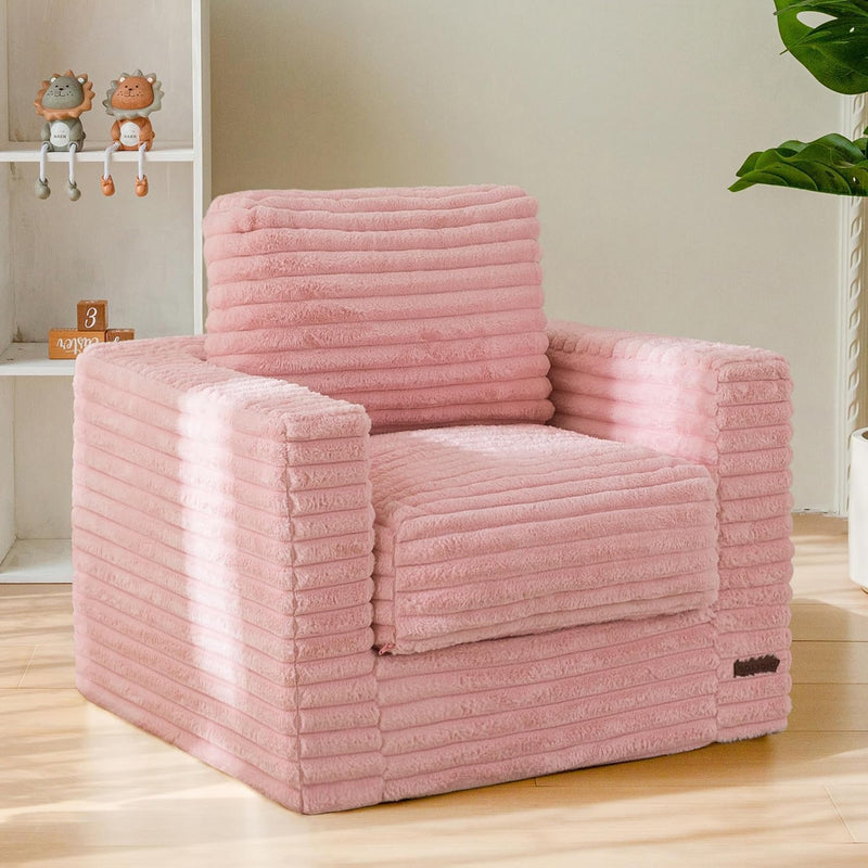 Kids Bean Bag Chair Comfy Faux Fur Sofa