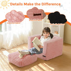 Kids Bean Bag Chair Comfy Faux Fur Sofa