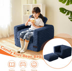 Kids Bean Bag Chair Comfy Faux Fur Sofa