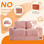 Kids Bean Bag Chair Comfy Faux Fur Sofa