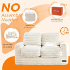 Kids Bean Bag Chair Comfy Faux Fur Sofa