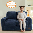 Kids Bean Bag Chair Comfy Faux Fur Sofa