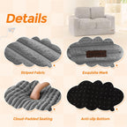 Kids Bean Bag Chair Comfy Faux Fur Sofa