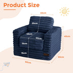 Kids Bean Bag Chair Comfy Faux Fur Sofa