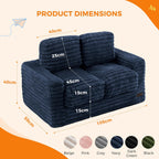 Kids Bean Bag Chair Comfy Faux Fur Sofa