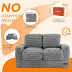 Kids Bean Bag Chair Comfy Faux Fur Sofa