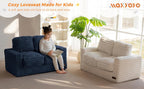 Kids Bean Bag Chair Comfy Faux Fur Sofa