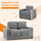 Kids Bean Bag Chair Comfy Faux Fur Sofa
