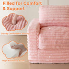 Kids Bean Bag Chair Comfy Faux Fur Sofa