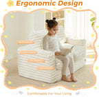 Kids Bean Bag Chair Comfy Faux Fur Sofa