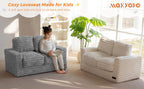 Kids Bean Bag Chair Comfy Faux Fur Sofa