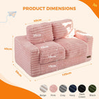 Kids Bean Bag Chair Comfy Faux Fur Sofa