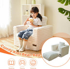 Kids Bean Bag Chair Comfy Faux Fur Sofa