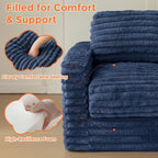 Kids Bean Bag Chair Comfy Faux Fur Sofa