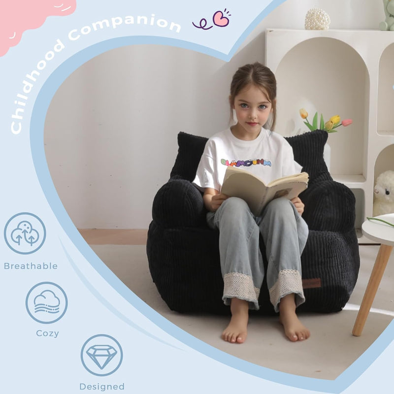 Kids Bean Bag Chair Stuffed Toddler Sofa