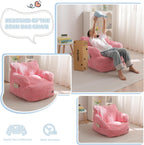 Kids Bean Bag Chair Stuffed Toddler Sofa