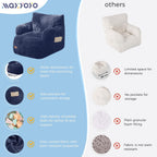 Kids Bean Bag Chair Stuffed Toddler Sofa