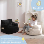 Kids Bean Bag Chair Stuffed Toddler Sofa