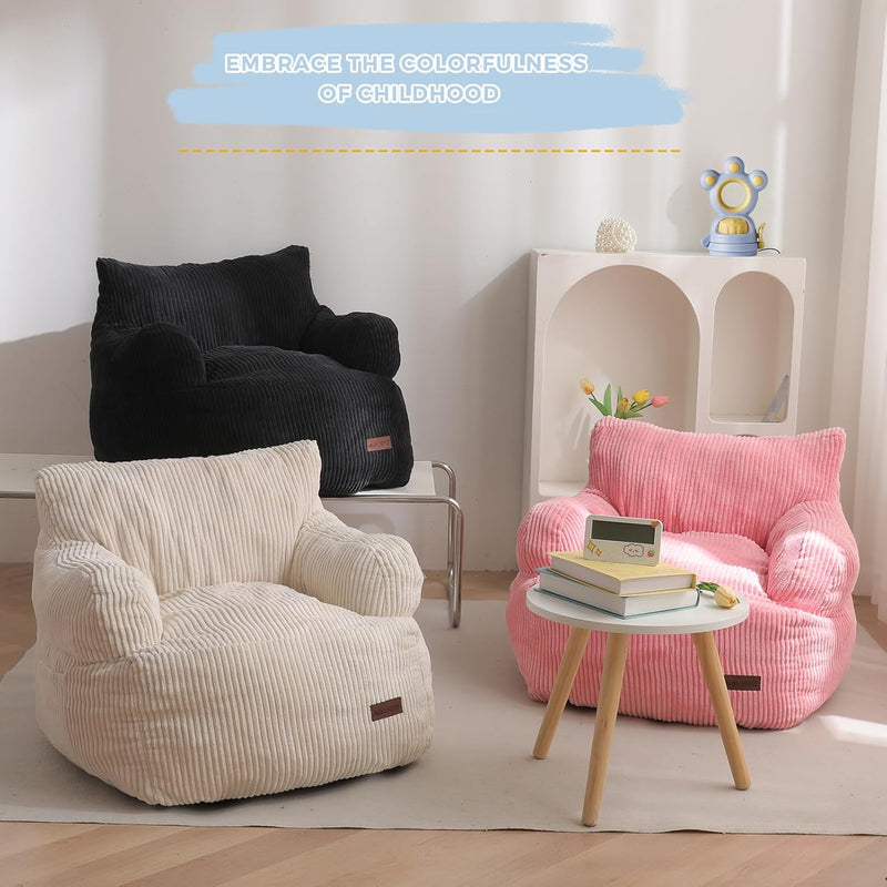 Kids Bean Bag Chair Stuffed Toddler Sofa