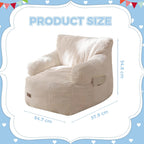 Kids Bean Bag Chair Stuffed Toddler Sofa