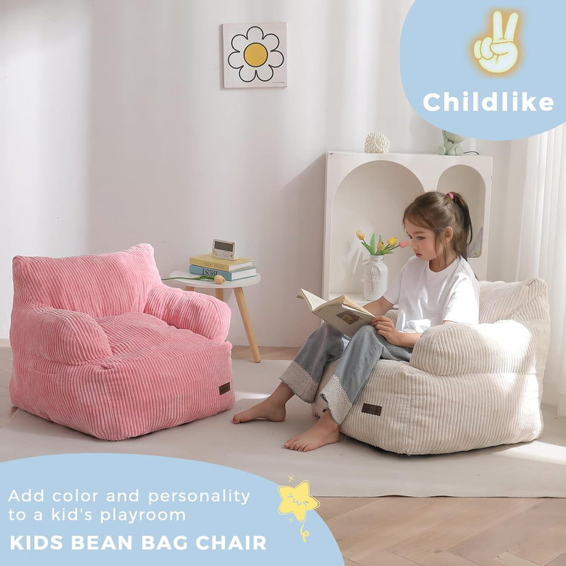 Kids Bean Bag Chair Stuffed Toddler Sofa