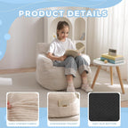 Kids Bean Bag Chair Stuffed Toddler Sofa