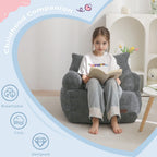 Kids Bean Bag Chair Stuffed Toddler Sofa
