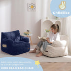 Kids Bean Bag Chair Stuffed Toddler Sofa