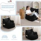 Kids Bean Bag Chair Stuffed Toddler Sofa