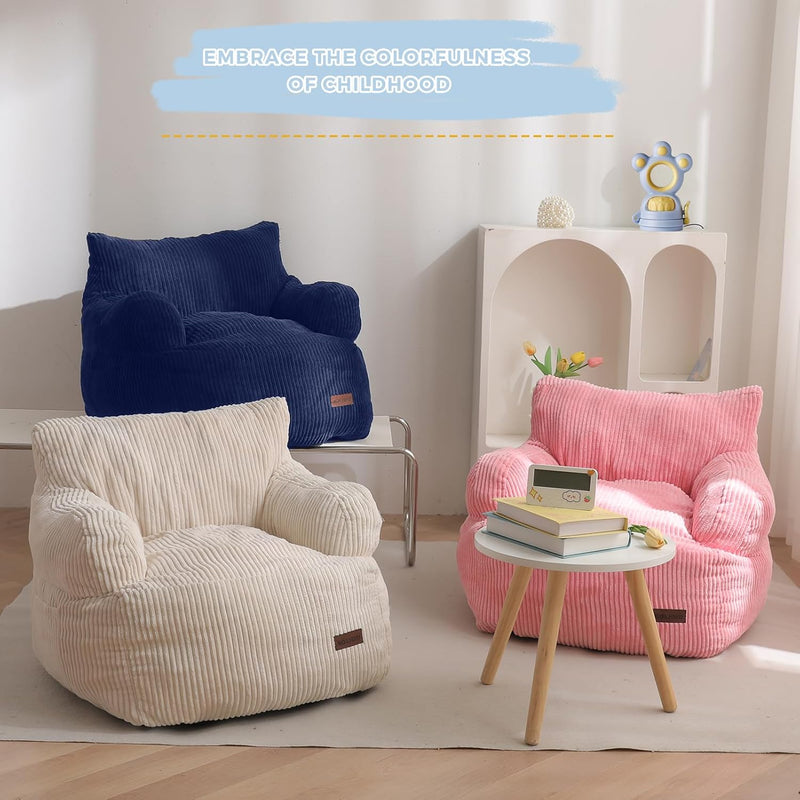 Kids Bean Bag Chair Stuffed Toddler Sofa