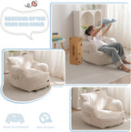 Kids Bean Bag Chair Stuffed Toddler Sofa