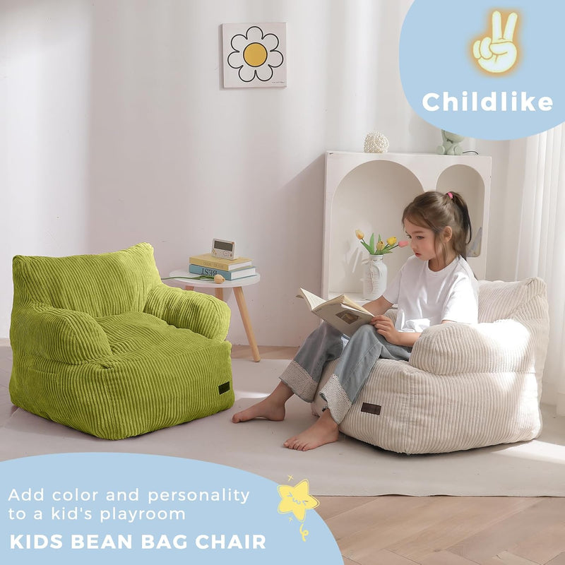 Kids Bean Bag Chair Stuffed Toddler Sofa