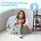 Kids Bean Bag Chair Turn Into Beanbag Bed